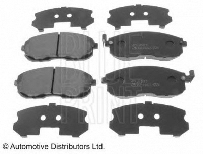 BLUE PRINT adk84237 -  Комплект тормозных колодок, дисковый тормоз